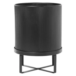 Maceta Bau large Ø28 cm, negro