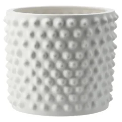 Maceta Cloudy blanco mate, Mediana