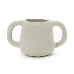 Maceta Earth Ø 14 cm, Beige