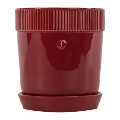 Maceta Elise M Ø17 cm, Burdeos