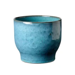 Maceta exterior Knabstrup Ø12,5 cm, Azul polvo