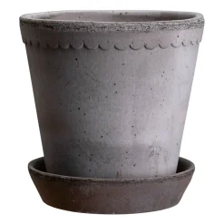 Maceta Helena Ø12 cm, gris