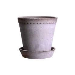 Maceta Helena Ø10 cm, gris