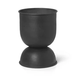 Maceta Hourglass extra small Ø21 cm, negro-gris oscuro