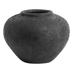 Maceta Luna Ø25 cm, negro