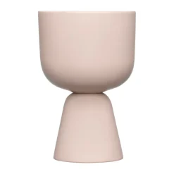Maceta Nappula Ø12,5 cm altura 19 cm, Beige