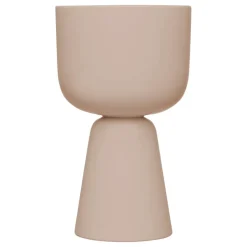 Maceta Nappula Ø15 cm altura 26 cm, Beige