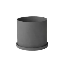 Maceta Nona Ø15 cm, Pewter