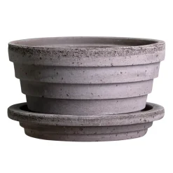 Maceta Planet Mars Ø12 cm, gris