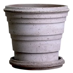 Maceta Planet Saturn Ø16 cm, gris