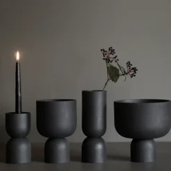 Maceta Post Ø13 cm, Cast iron