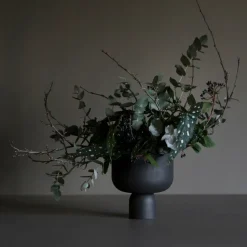 Maceta Post Ø18 cm, Cast iron
