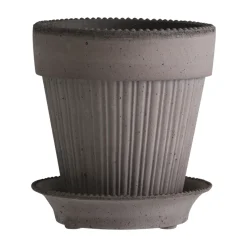 Maceta Simona 16 cm, gris