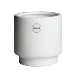 Maceta Solid white, Pequeña ø10 cm