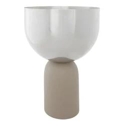 Maceta Torus Ø22 cm, Silver-taupe