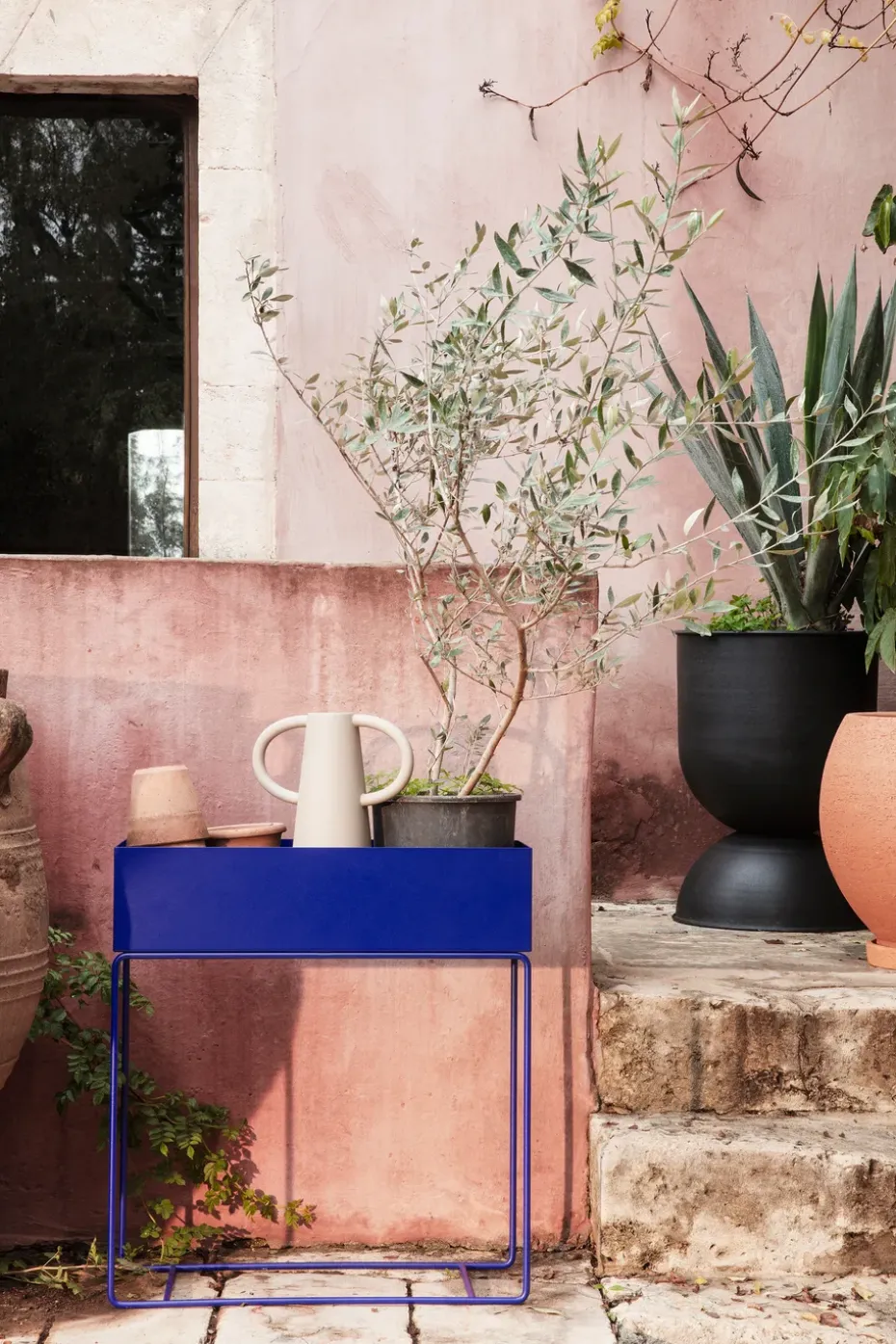 Macetero Plant Box ferm LIVING, Bright blue