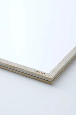 Marco de fresno Moebe A5 16,8x23,2 cm, Transparent, Wood, Black