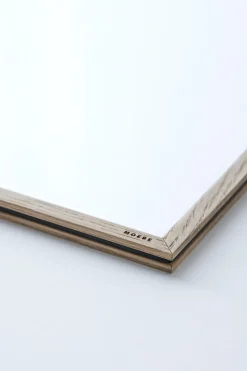 Marco de roble Moebe 50x70 cm, Transparent, Wood, Black