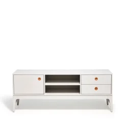 Mueble multimedia Höllviken, Gris claro