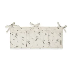 Organizador de cama acolchado satin Bluebell, 18x43 cm