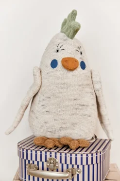 Peluche Kai parakeet, Offwhite-light mint