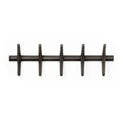 Percha PI 70 cm, Caoba teñida de marrón oscuro