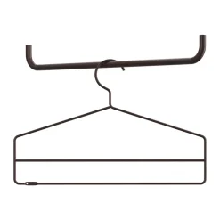 Percha String paquete de 4, Marrón oscuro