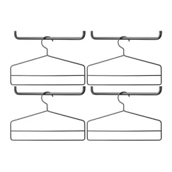 Percha String paquete de 4, Negro