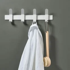 Perchero A-Rack, White, 4 ganchos