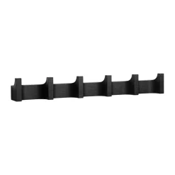 Perchero Column 49 cm, Roble lacado en negro