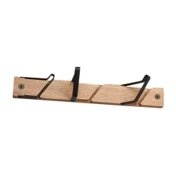 Perchero con ganchos Tamburin 31,5 cm, Roble-negro