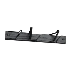 Perchero con ganchos Tamburin 31,5 cm, Negro-negro
