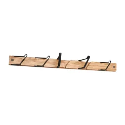 Perchero con ganchos Tamburin 52,5 cm, Roble-negro
