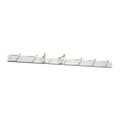 Perchero con ganchos Tamburin 73,5 cm, Blanco-blanco