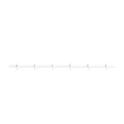 Perchero con pomos Relief medium 82 cm, Blanco