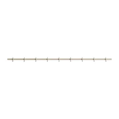 Perchero con pomos Relief large 123 cm, Beige