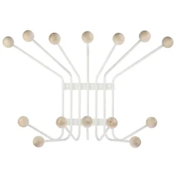 Perchero de pared Bill L, blanco