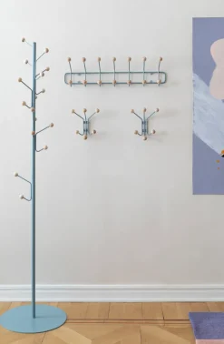 Perchero de pared Bill XS, Pigeon blue