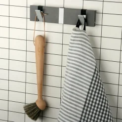 Perchero de pared Knax 20 cm, gris