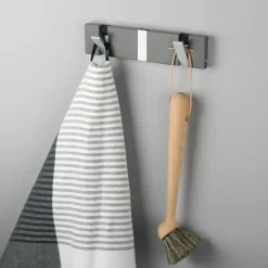 Perchero de pared Knax 20 cm, gris