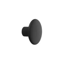 Perchero de pared The Dots, negro, pequeño
