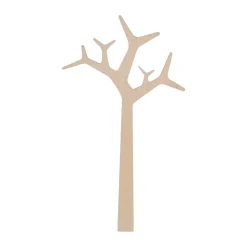 Perchero de pared Tree wall Special Edition 134 cm, Pino con acabado blanco