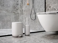 Portaescobillas baño Time 36 cm, Soft grey