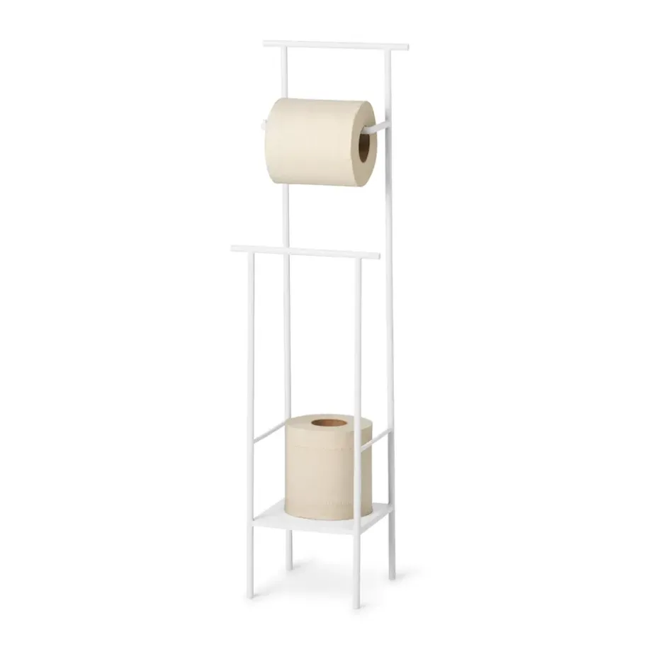 Portarrollos para papel higiénico Dora, White