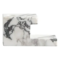 Portavelas bajo Brick 7,5x14 cm, Calacatta