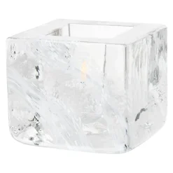 Portavelas Brick, blanco