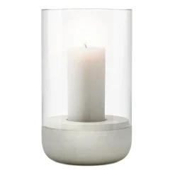Portavelas Calma Ø12 cm, Light grey