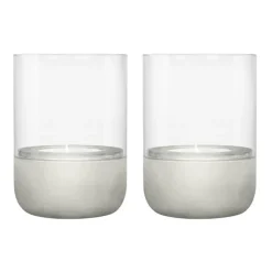 Portavelas Calma Ø7 cm, set de 2, Light grey