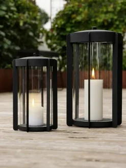 Portavelas Firefly Lanterna 35 cm, Black