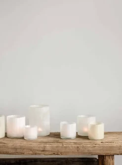 Portavelas Lyric M, blanco